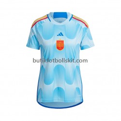 Spanien Kvinnor Borta Matchtröja World Cup 2022 Kortärmad