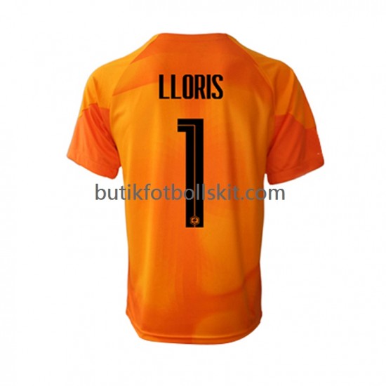 Frankrike Hugo Lloris 1 Målvakt Män Borta Matchtröja World Cup 2022 Kortärmad