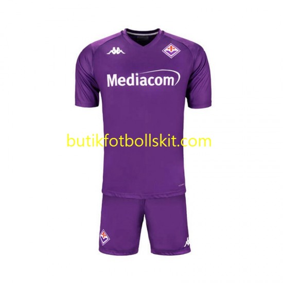 Fiorentina Barn Hemma Matchtröja 2024/25 Kortärmad
