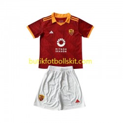 AS Roma Barn Fjärdes Matchtröja 2023/24 Kortärmad