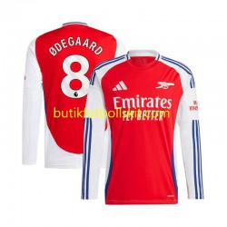 Arsenal Martin Odegaard 8 Män Hemma Matchtröja 2024/25 Långärmad