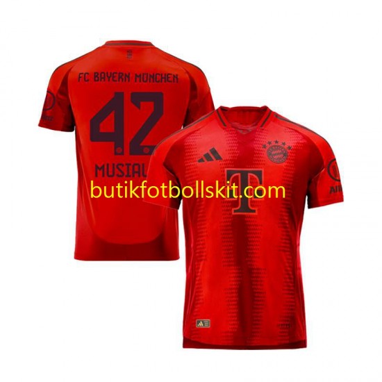 FC Bayern München Jamal Musiala 42 Män Hemma Matchtröja 2024/25 Kortärmad