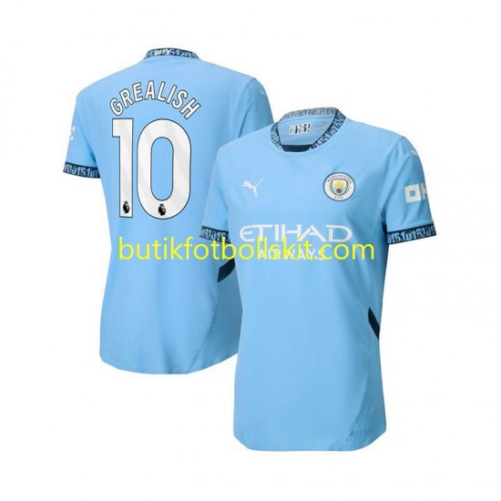 Manchester City Jack Grealish 10 Män Hemma Matchtröja 2024/25 Kortärmad