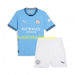 Manchester City Barn Hemma Matchtröja 2024/25 Kortärmad