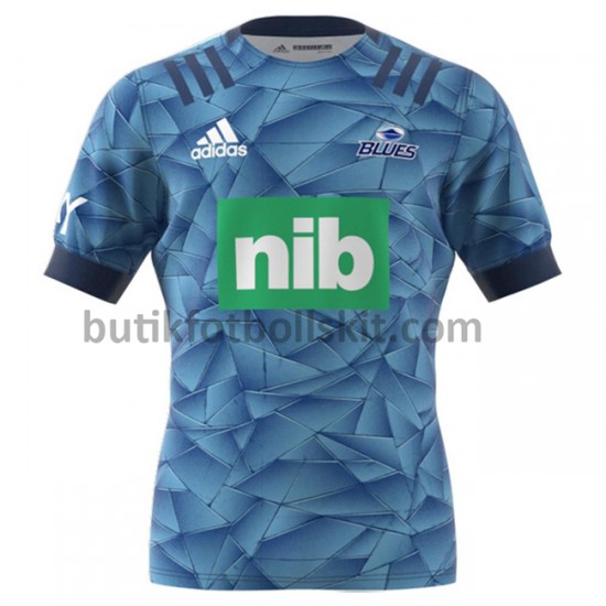 Rugbytröjor Auckland Blues Första Matchtröja 2020 Kortärmad