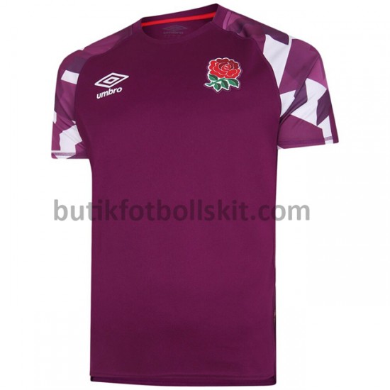 Rugbytröjor England 7S Andra Matchtröja 2020-2021 Kortärmad
