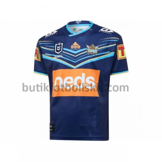 Rugbytröjor Gold Coast Titans Första Matchtröja 2020 Kortärmad