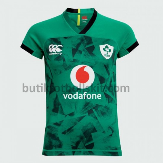Rugbytröjor Irlands Dam Första Matchtröja 2020-2021 Kortärmad