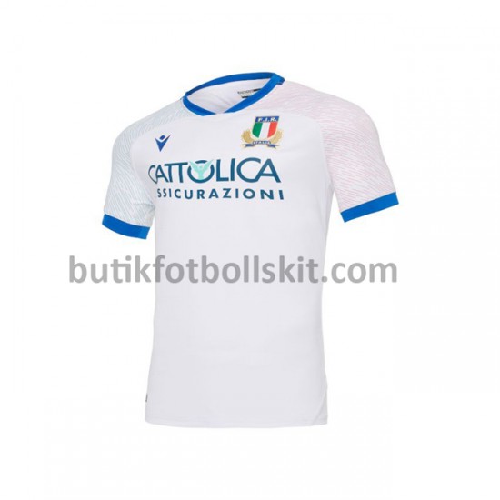 Rugbytröjor Italiens Andra Matchtröja 2020-2021 Kortärmad