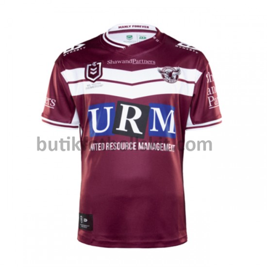 Rugbytröjor Manly-Warringah Sea Eagles Första Matchtröja 2021 Kortärmad