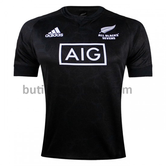 Rugbytröjor Nya Zeelands 7S Första Matchtröja 2020-2021 Kortärmad