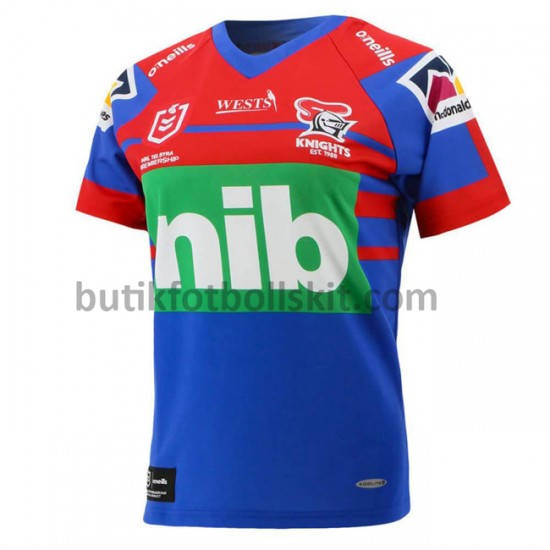 Rugbytröjor Newcastle Knights Första Matchtröja 2021 Kortärmad