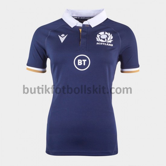 Rugbytröjor Skottlands Dam Första Matchtröja 2020-2021 Kortärmad