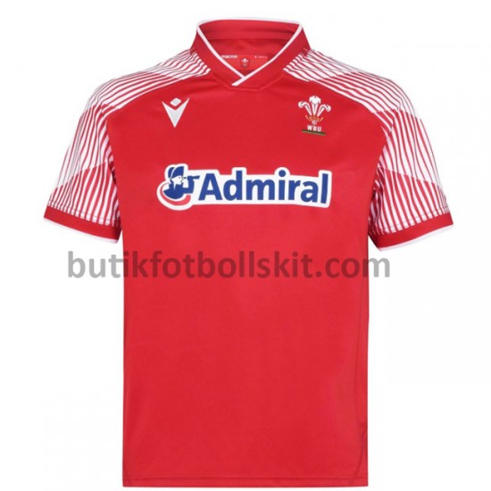 Rugbytröjor Wales 7S Första Matchtröja 2020-2021 Kortärmad