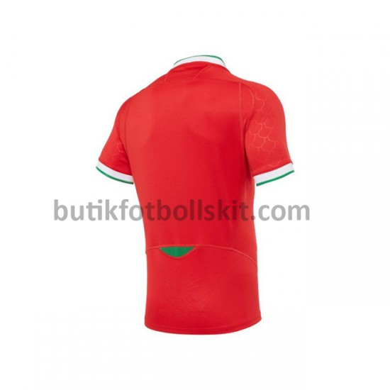 Rugbytröjor Wales Första Matchtröja 2020-2021 Kortärmad