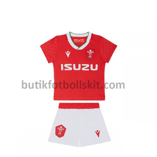 Rugbytröjor Wales Barn Första Matchtröja 2020-2021 Kortärmad