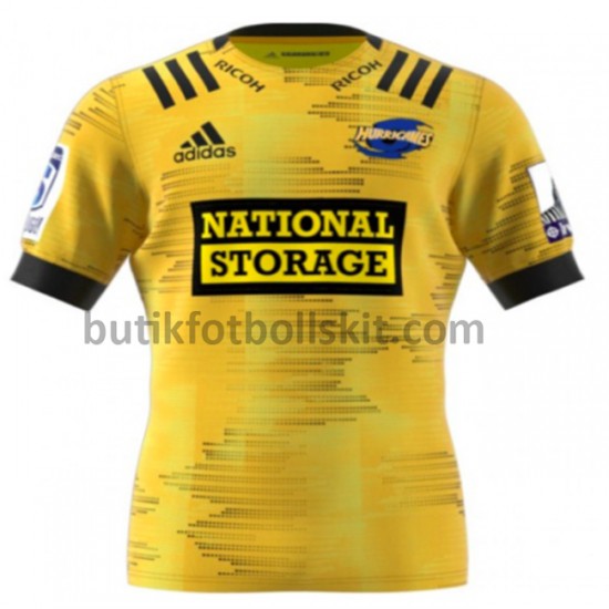 Rugbytröjor Wellington Hurricanes Första Matchtröja 2020 Kortärmad